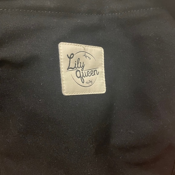 Lily Queen Women Canvas Tote Handbag - Picture 2 of 4